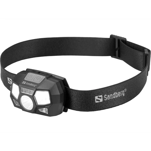 SANDBERG Fejlámpa, Headlamp 5in1 Recharge Sensor Sandberg