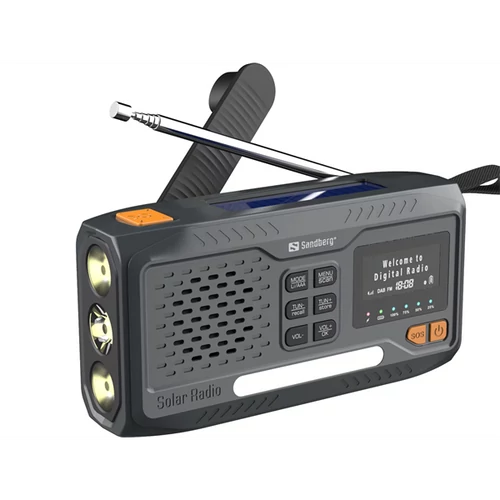 SANDBERG Rádió, Survivor DAB radio All-in-1 4500 Sandberg