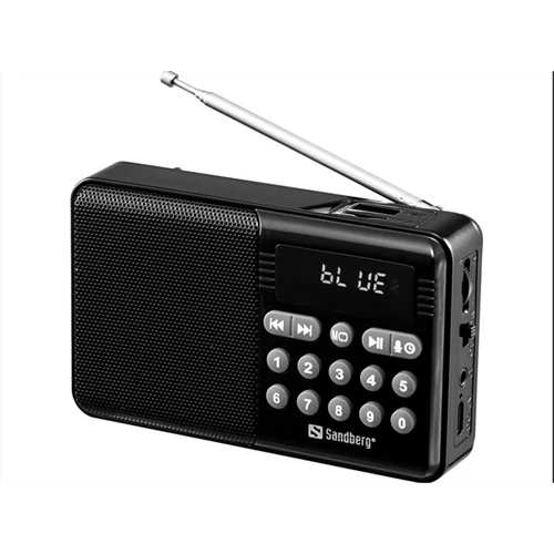 SANDBERG Speaker Radio FM + BT recharge, MP3 playable from USB or TF-Card, Super Small, 5 év garancia Sandberg