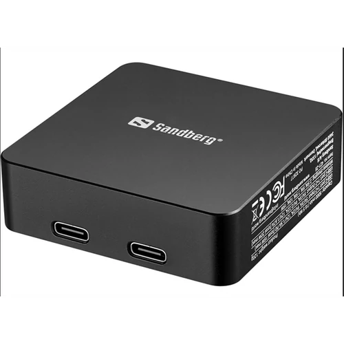 SANDBERG 3 in 1 mágneses powerbank, 5000 mAh (18.5 Wh), carry - on approved, 1,8 cm, 5 év garancia Sandberg