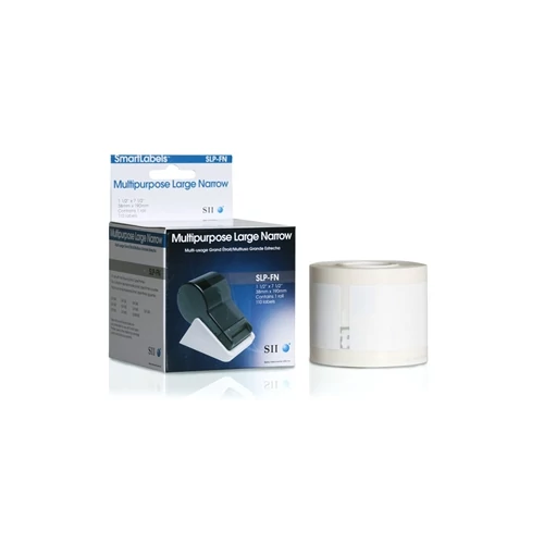 SLP-FN WHITE LABEL 38X190MM 110 LAB/ROLL 1 ROLL/BOX