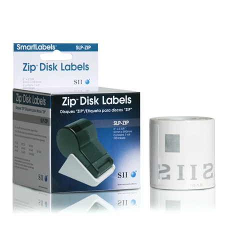 SLP-ZIP WHITE LABEL 51X60MM 190 LAB/ROLL 1 ROLL/BOX