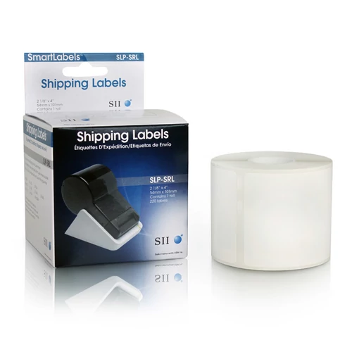 SLP-SRL WHITE LABEL 54X101MM 220 LAB/ROLL 1 ROLL/BOX