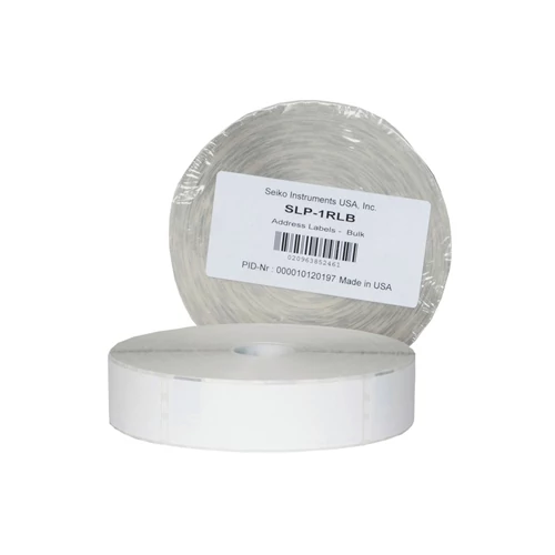 SLP-1RLB WHITE LABEL FOR TRAY 28X89MM 1000 LAB/ROLL 1 ROLL/BOX