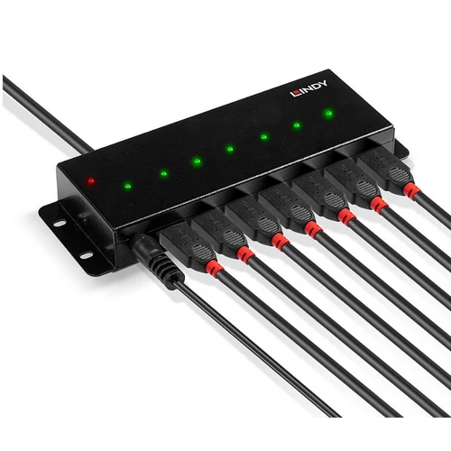 Lindy USB 2.0 Metall Hub, 7 Port