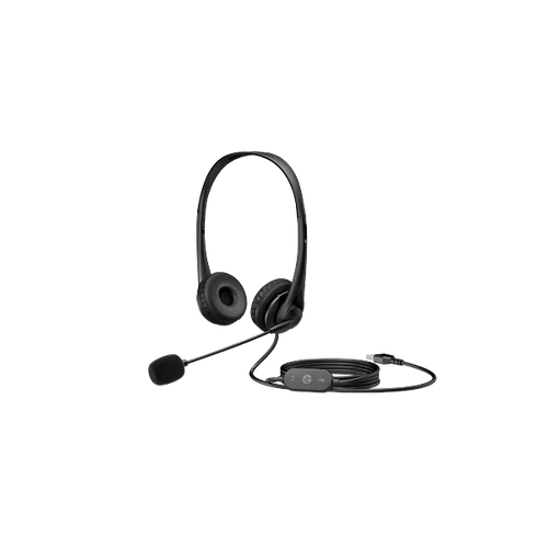 HP sztereó vezetékes fejhallgató USB G2 - fekete HP BPS ATTACH