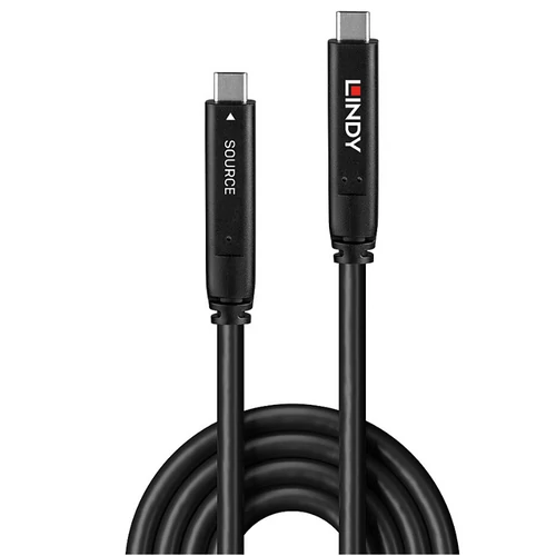 Lindy 10m USB 3.2 Gen 1 & DP 1.4 Type C Hybrid Cable