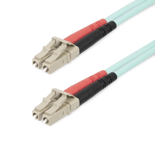OM4 MULTIMODE FIBER CABLE AQUA - LC/LC - 50/125 - 40/100GB