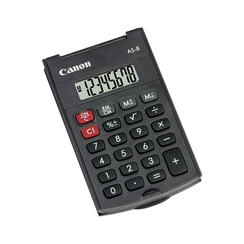 Canon AS-8 fekete zsebszámológép 