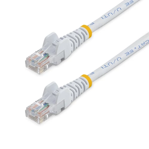 0.5M WHITE CAT5E PATCH CABLE SNAGLESS ETHERNET CABLE - UTP