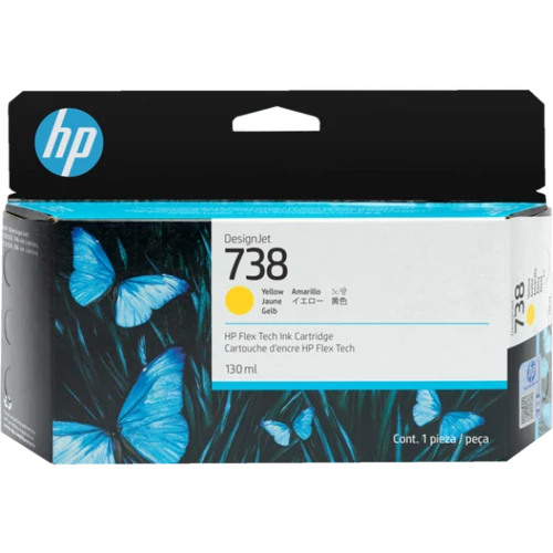 HP 498N7A Patron Yellow 130ml No.738 HP