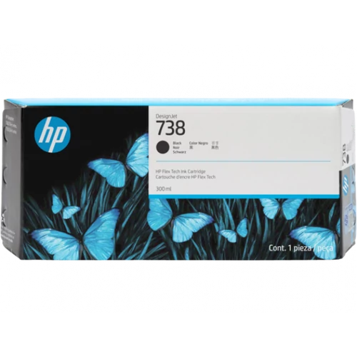 HP 498N8A Patron Black 300ml No.738 HP