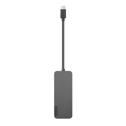 Lenovo USB-C to 4 Port USB-A Hub Iron Gray