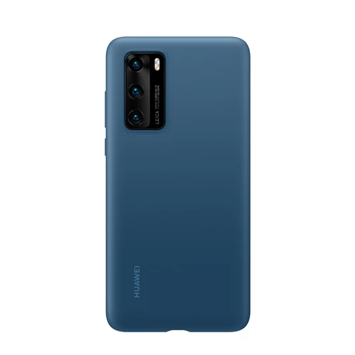 Huawei silicone case, p40, ink blue