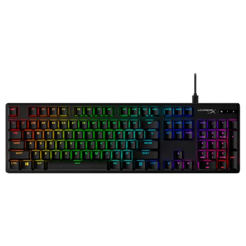 HP HYPERX teljes billentyűkészlet PBT brit lokalizáció - fekete HP