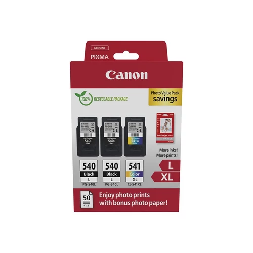 Canon PG-540Lx2 + CL-541XL Tintapatron Multipack 2x11 ml + 1x15ml Canon