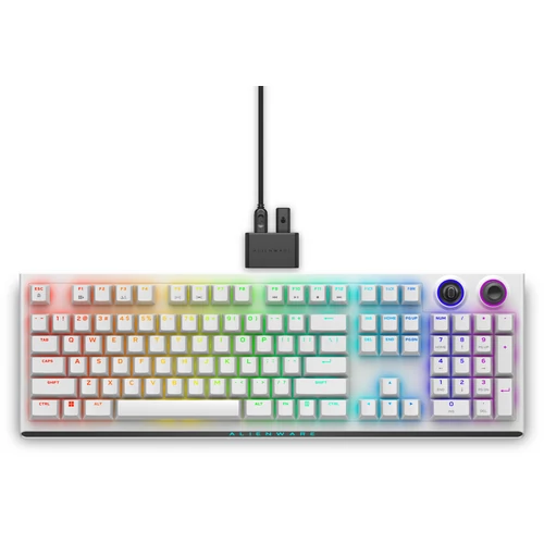 Dell Alienware AW920K Tri-Mode Wireless Gaming Keyboard Lunar Light US