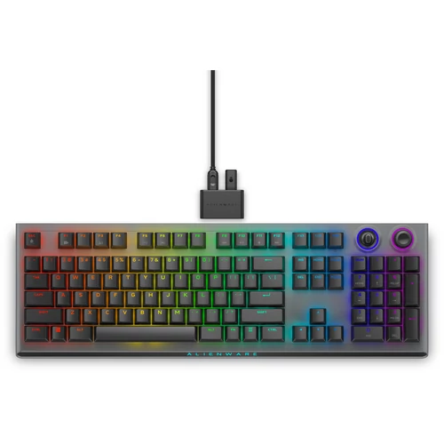Dell Alienware AW920K Tri-Mode Wireless Gaming Keyboard Dark Side of the Moon US