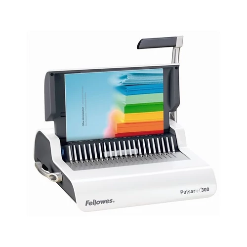 FELLOWES Spirálozógép, műanyag spirálkötéshez, manuális, 300 lap,"Pulsar + " Fellowes
