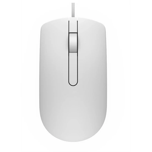 DELL Vezetékes egér, MS116 Optical Mouse - White Dell