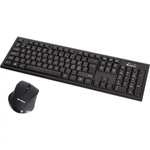 SANDBERG Billentyűzet & Egér, Wireless Office DesktopSet Nor Sandberg