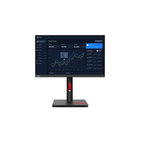 LENOVO Monitor ThinkVision T22i-30; 21,5" FHD 1920x1080 IPS, 16:9, 1000:1, 250cd / m2, 6ms, VESA, D-Sub, HDMI, DP Lenovo