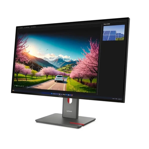 LENOVO Monitor - ThinkVision P32UD-40, 31,5" UHD 3840x2160 IPS, 21:9, 1500:1, 350cd / m2, 4ms, USB A-B-C, DP, HDMI, RJ45 Lenovo