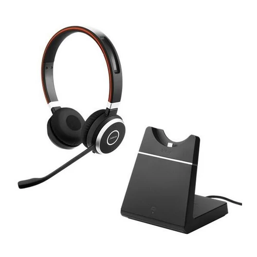 JABRA Fejhallgató - Evolve 65 SE MS Stereo Bluetooth Vezeték Nélküli, Mikrofon + Töltő állomás Jabra