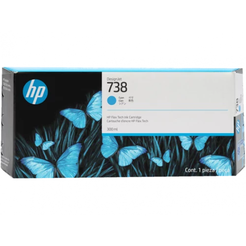 HP 676M6A Patron Cyan 300ml No.738 HP