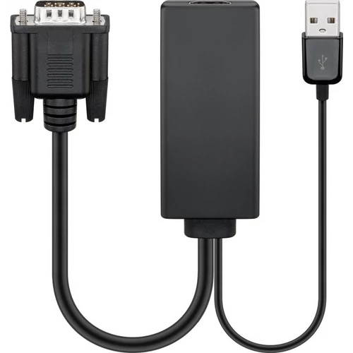 GOOBAY Adapter HDMI Goobay 67816 VGA + USB (601615)