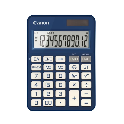 Canon KS-125KB-BL kék asztali számológép 