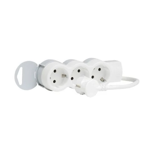 LEGRAND 3x2P + F elosztósor ST, 5m vezetékkel, fehér-szürke Legrand