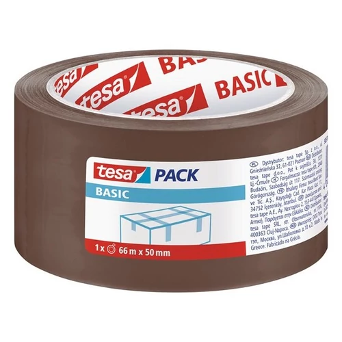 TESA Csomagolószalag, 50 mm x 66 m, TESA "Basic", barna TESA