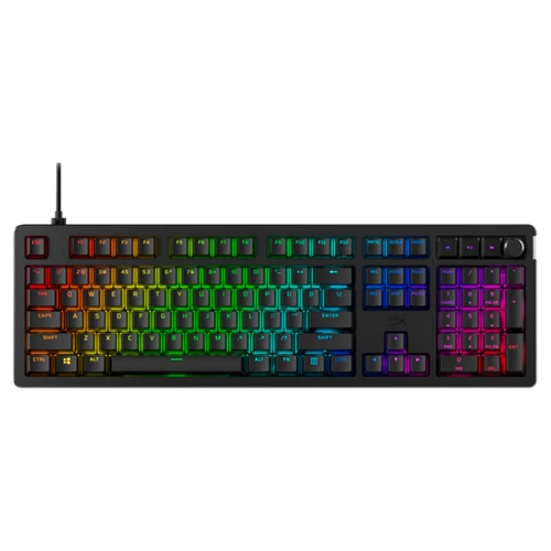 HP HYPERX vezetékes mechanikus gaming billentyűzet Alloy Rise PBT piros switch - brit lokalizáció HP