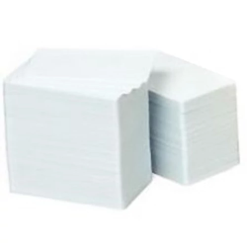 CARD FOOD SAFE PVC 30 MIL BOX OF 500 WHITE/WHITE GLOSSY