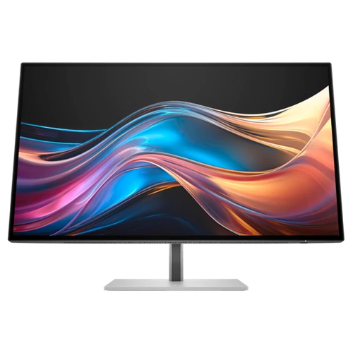 HP monitor 27” Series 7 Pro 727pk 3840x2160, 60Hz, 16:9, 2000:1, 400cd, 5ms, HDMI, DisplayPort, USB-C, fekete / ezüst HP BPS ATTACH