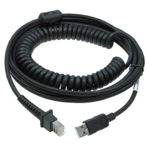 CABL USB TYPE A TPUW COILED PWR OFF TERMINAL 5M BLK PWR
