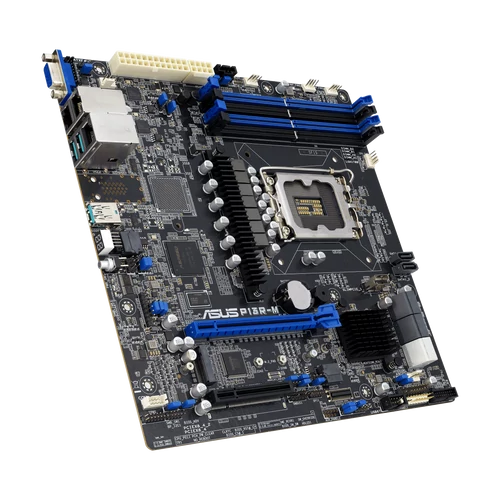 ASUS szerver MB P13R-M LGA1700 Xeon E-24xx,4UDIMM DDR5,8xSATA,iKVM, mATX