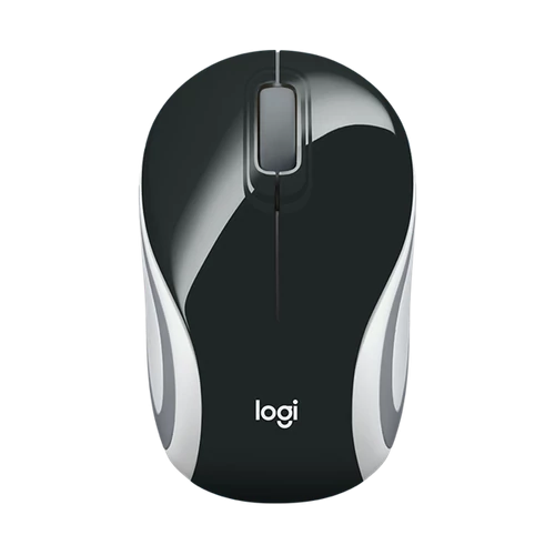 LOGITECH Egér - M187 Vezeték Nélküli Optikai Nano, Fekete