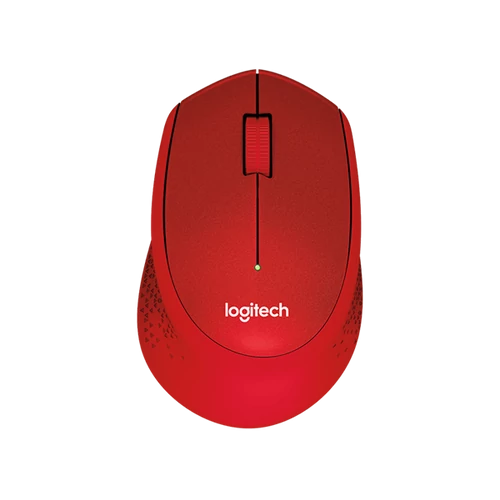 LOGITECH Egér - M330 Silent Plus Vezeték Nélküli Optikai, Piros