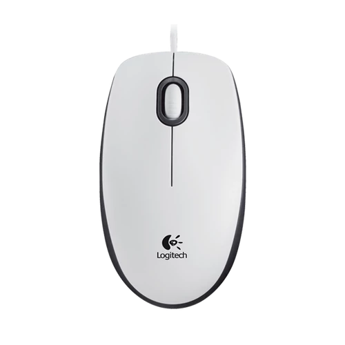 LOGITECH Egér - M100 Vezetékes Optikai, Fehér