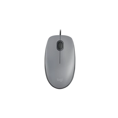 LOGITECH Egér - M110 Vezetékes Optikai, Szürke