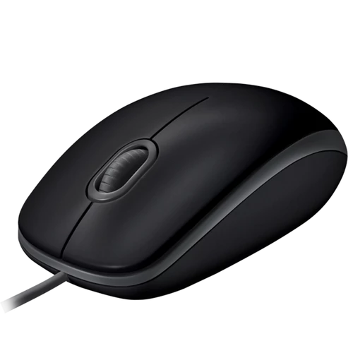 LOGITECH Egér - B110 Vezetékes Optikai Silent, Fekete