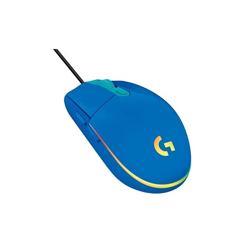 LOGITECH Egér - G102 Lightsync Vezetékes Gaming, Kék