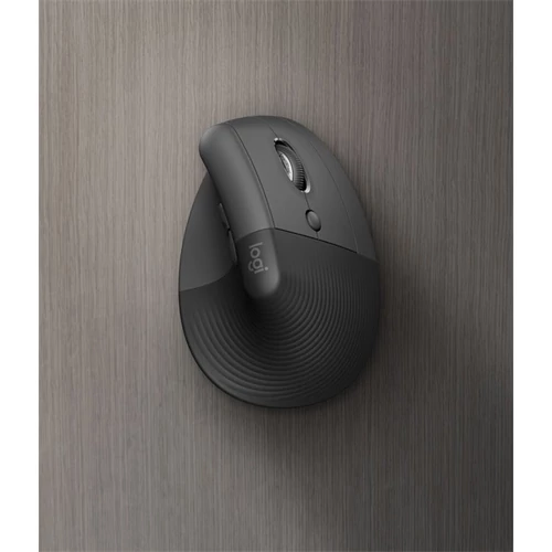 LOGITECH Egér - LIFT Vertical Ergonomic Bluetooth Optikai, Grafitszürke