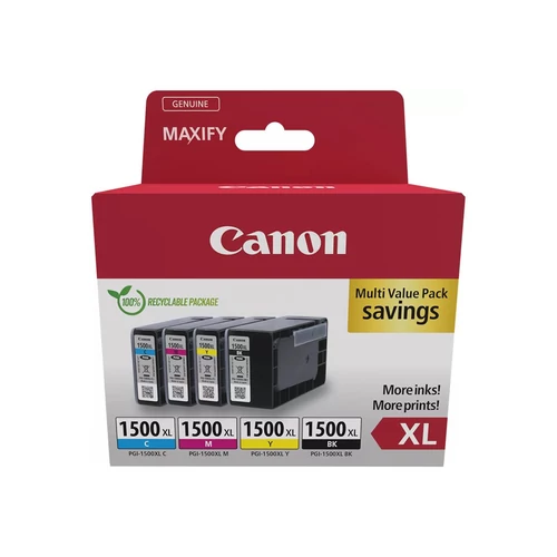 Canon PGI-1500XL Tintapatron Multipack 1x34,7 ml + 3x12 ml Canon