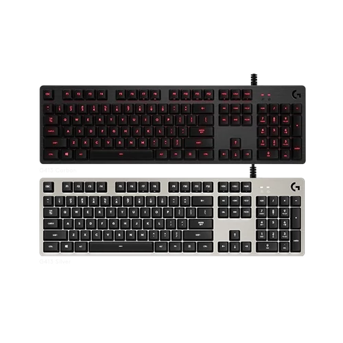 LOGITECH Billentyűzet - G413 RGB Mechanikus Gaming Vezetékes Carbon, US