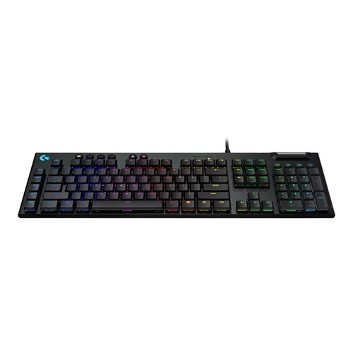 LOGITECH Billentyűzet - G815 Lightsync RGB Mechanikus Gaming Vezetékes (Tactile) Carbon, US