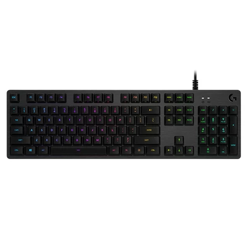 G512 CARBON LIGHTSYNC játékhoz tervezett mechanikus RGB billentyűzet GX Brown kapcsolókkal