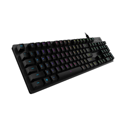 LOGITECH Billentyűzet - G512 Lightsync RGB Mechanikus Vezetékes (Tactile) GX Brown Carbon, US